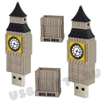 Сувенирные флешки Башня с часами usb накопители с логотипом