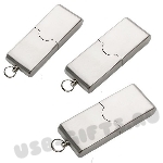 Флешки стальные оптом usb flash drive сувенирные флэшки серебро