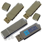 USB флеш накопители стальные серебро флешки золото под логотип