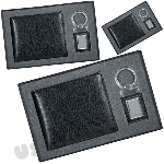 Подарочный набор - портмоне и ключница под логотип
