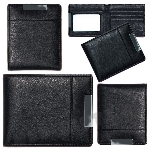 Сувенирное портмоне черное под фирменную символику