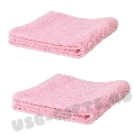 Розовые полотенца махровые 500 гр. 140 x 70 см