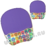 Фиолетовые коврики для мыши аква с плавающими логотипами