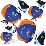 Сувенирные флешки «Морские рыбки» флэш накопители рыба с символикой