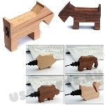Рекламные деревянные флешки Wooden Animal USB Flash Drive