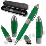 Зеленые usb ручки флэшки с лазерной указкой ручки шариковые