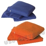 Пледы подушки флисовые оранжевые пледы подушки синие