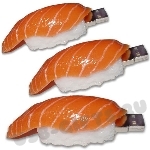 Флэшки суши «Копченый лосось» съедобные флеш карты японская еда