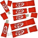 Флешки «Шоколадный батончик Kit Kat» вкусные флэш карты с логотипом
