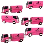 Флешки «Розовый грузовик» транспортные usb флеш карты с логотипом