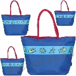 Синие сумки пляжные под нанесение символики оптом