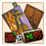 Русские подарки с логотипом оптом / Расписные сувениры