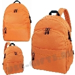 Оранжевые рюкзаки корпоративные оптом под логотип компании