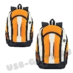 Оранжевые рюкзаки с нанесение логотипа оптом