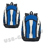 Синие рюкзаки корпоративные под символику компании