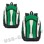 Зеленые рюкзаки сувенирные под нанесение цены