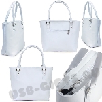 Женские белые сумки кожаные под нанесение символики