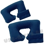 Рекламные синие подушки надувные в футляре продажа со склада