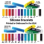 Рекламные силиконовые браслеты с логотипом