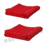 Красные полотенца махровое 500гр, 150x100см