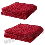 Махровое полотенца красные 600гр, 150x100см