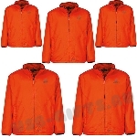 Оранжевые куртки водонепроницаемые под логотип 