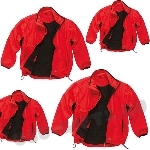 Красные куртки водонепроницаемые под логотип оптом