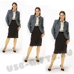 Женская одежда для администратора, жакет, юбка и блуза оптом