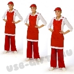 Одежда персонала супермаркетов фаст фуда одежда для торговых сетей опт униформа фастфуда спецодежда
