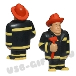 Антистрессы «Пожарный» сувениры для пожарных оптом