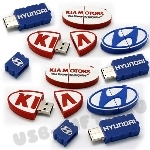 Флешки в виде логотипов «KIA Motors HYNDAI» рекламные usb флэш диски