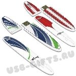 Спортивные флешки «Доска для серфинга» с логотипом usb флэш диски серфинг