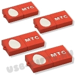 Оригинальные usb флеш карты в форме логотипа «МТС» рекламные флешки пвх
