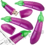 Оригинальные флешки «Баклажан» овощные usb flash диски eggplant  